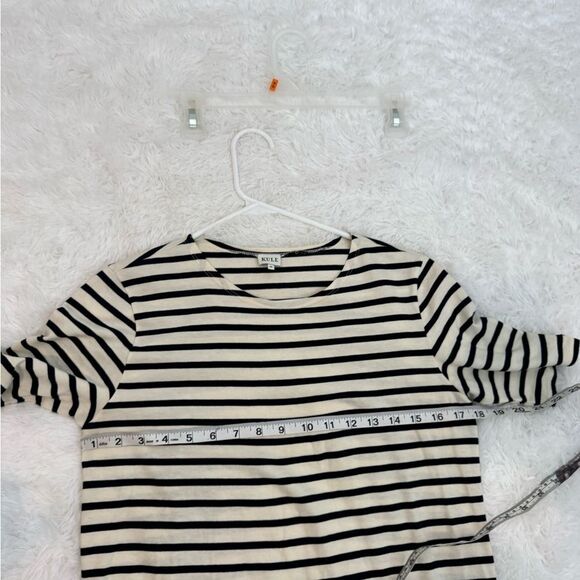 KULE The Tee Dress Black and White Striped Mini Dress Size XS - Picture 8 of 10